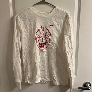 White Nike Dennison Football Longsleeve